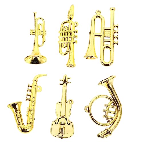 Milisten 6stücke Teiliges Mini Musikinstrumente Für Trompete Saxophon Weihnachtsbaum Dekoration Und Spielzeug Milisten 6stücke Teiliges Mini Musikinstrumente Für Trompete Saxophon Weihnachtsbaum Dekoration Und Spielzeug von Milisten