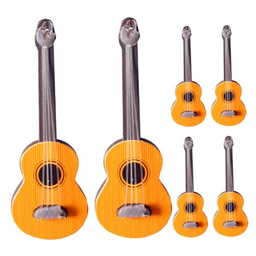 Milisten 6stücke Teiliges Miniatur Gitarre Modell Für Puppenhaus Klassische Und Elektrische Musikinstrumente Als Dekoration Und Fotografie-zubehör Für Musikliebhaber Milisten 6stücke Teiliges Miniatur Gitarre Modell Für Puppenhaus Klassische Und Elektrische Musikinstrumente Als Dekoration Und Fotografie-zubehör Für Musikliebhaber von Milisten
