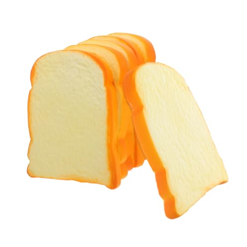 Milisten 6 Stück Realistisches Lebensmittelbrot Modell Dekor Simulationsbrot Lebensmittelanzeige Gefälschtes Geschnittenes Brot Spielzeugbrot Lebensechtes Brot Lebensechtes Toast Milisten 6 Stück Realistisches Lebensmittelbrot Modell Dekor Simulationsbrot Lebensmittelanzeige Gefälschtes Geschnittenes Brot Spielzeugbrot Lebensechtes Brot Lebensechtes Toast von Milisten