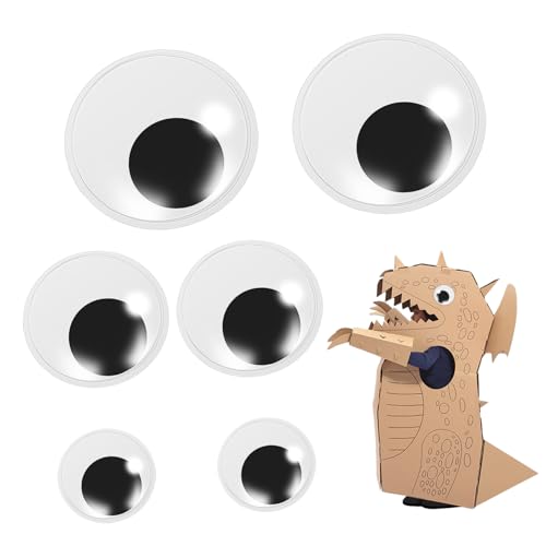 Milisten 6 Stück Selbstklebende Wackelaugen mit PVC Bastelaugen für Puppen Häkeltiere Teddyaugen DIY Zubehör Langlebig und Realistisch Milisten 6 Stück Selbstklebende Wackelaugen mit PVC Bastelaugen für Puppen Häkeltiere Teddyaugen DIY Zubehör Langlebig und Realistisch von Milisten