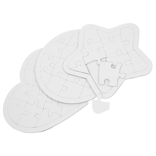 Milisten 6 Stück Teiliges Cartoon DIY Blanko Puzzle aus Papier zum Selbstgestalten und Bemalen Bastelset für Kreatives Malen und Zeichnen Wiederverwendbares Leeres Puzzle zum Selbermachen Milisten 6 Stück Teiliges Cartoon DIY Blanko Puzzle aus Papier zum Selbstgestalten und Bemalen Bastelset für Kreatives Malen und Zeichnen Wiederverwendbares Leeres Puzzle zum Selbermachen von Milisten