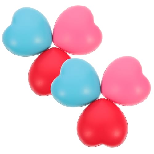 Milisten 6 Stück Teiliges Herz Stressball aus Dehnbarem Sicherem Pu Material Kleine Handliche Squeeze Spielzeuge für Erwachsene zur Stressreduktion Fingertraining und Eltern Junge Milisten 6 Stück Teiliges Herz Stressball aus Dehnbarem Sicherem Pu Material Kleine Handliche Squeeze Spielzeuge für Erwachsene zur Stressreduktion Fingertraining und Eltern Junge von Milisten