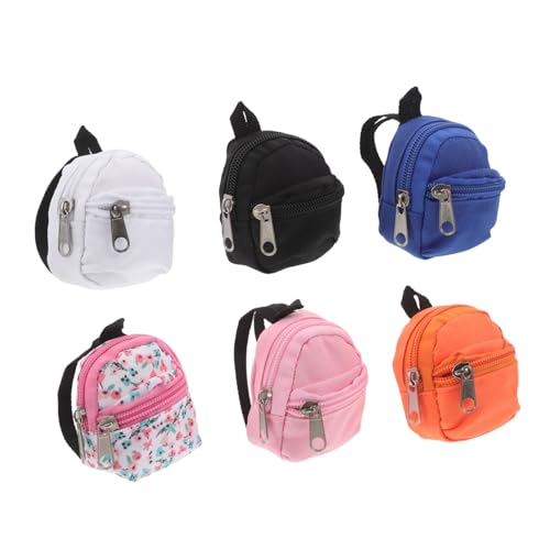 Milisten 6 Stück Teiliges Mini Puppenrucksack Leichte Tragbare Mini Schulranzen mit Reißverschluss Passend für Puppen Einfach zu Reinigen für Puppenhaus und Rollenspiele Unterwegs Milisten 6 Stück Teiliges Mini Puppenrucksack Leichte Tragbare Mini Schulranzen mit Reißverschluss Passend für Puppen Einfach zu Reinigen für Puppenhaus und Rollenspiele Unterwegs von Milisten