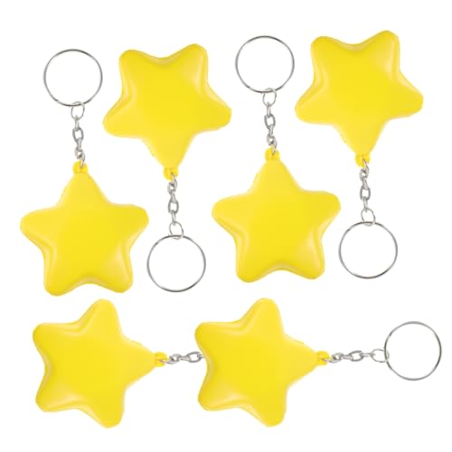 Milisten 6 Stück Teiliges Stern Stressabbau Schlüsselanhänger Tragbar Leicht Druckempfindlich für Erwachsene Partygeschenk und Sensorisches Training Milisten 6 Stück Teiliges Stern Stressabbau Schlüsselanhänger Tragbar Leicht Druckempfindlich für Erwachsene Partygeschenk und Sensorisches Training von Milisten