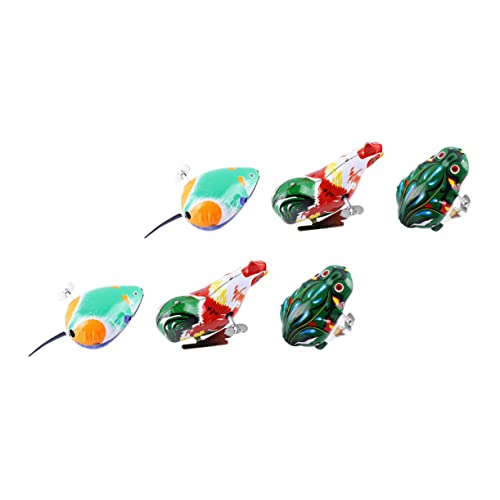 Milisten 6 Stück Teiliges Vintage Aufziehspielzeug mit Realistischen Tiermotiven Sichere Bunte Blechspielzeuge für Lustige Figuren ohne Strom als Geburtstagsgeschenk Milisten 6 Stück Teiliges Vintage Aufziehspielzeug mit Realistischen Tiermotiven Sichere Bunte Blechspielzeuge für Lustige Figuren ohne Strom als Geburtstagsgeschenk von Milisten