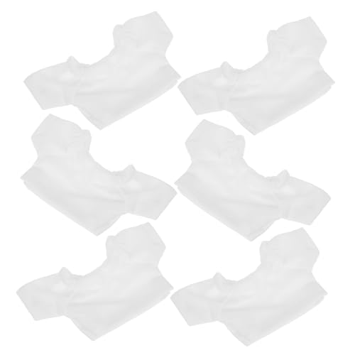 Milisten 6 Stück Teiliges Weiße Basic Shirts für Stoffbären Weiche Bequeme Passform mit Elegantem Rundhalsausschnitt Geeignet als Puppenkleidung und Kuscheltier Outfits Milisten 6 Stück Teiliges Weiße Basic Shirts für Stoffbären Weiche Bequeme Passform mit Elegantem Rundhalsausschnitt Geeignet als Puppenkleidung und Kuscheltier Outfits von Milisten