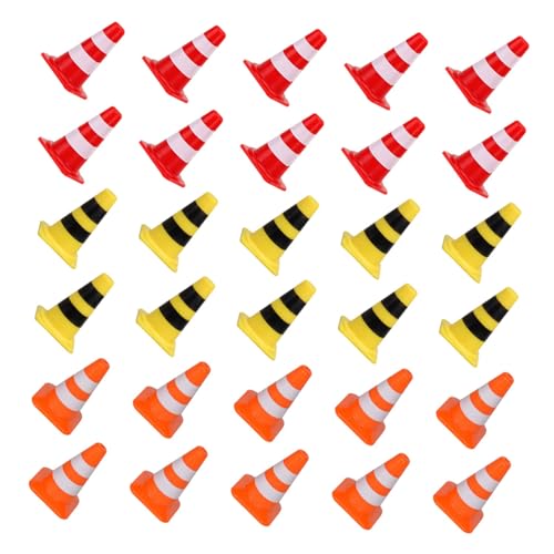 Milisten 60 Stück Teiliges Mini-verkehrszeichen Kunststoff mit Kleinen Farbigen Verkehrsleitkegeln in Rot Gelb und Orange Leicht Sicher und Kompakt für Kindgerechtes Lernen und Milisten 60 Stück Teiliges Mini-verkehrszeichen Kunststoff mit Kleinen Farbigen Verkehrsleitkegeln in Rot Gelb und Orange Leicht Sicher und Kompakt für Kindgerechtes Lernen und von Milisten