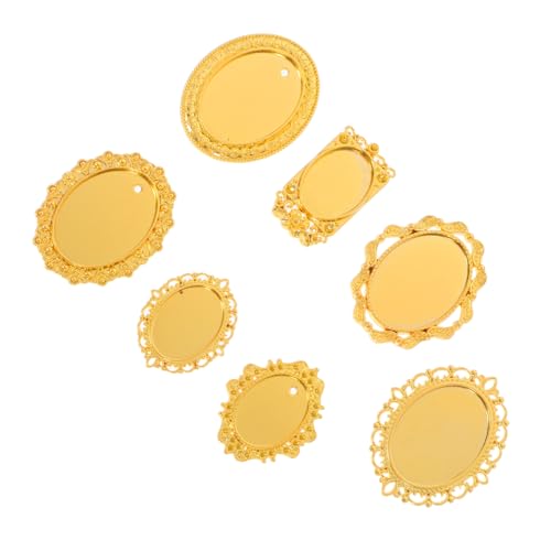 Milisten 7 Stück Teiliges Miniatur Bilderrahmen Oval Gold Langlebige Vintage Foto dekorativer Minirahmen für Puppenhaus DIY Basteln Vielseitig für Fotografie und Ausstellungen Milisten 7 Stück Teiliges Miniatur Bilderrahmen Oval Gold Langlebige Vintage Foto dekorativer Minirahmen für Puppenhaus DIY Basteln Vielseitig für Fotografie und Ausstellungen von Milisten