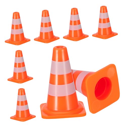 Milisten 7 Stück Teiliges Straßenleitkegel und Verkehrsschilder Lernspielzeug Leuchtend Orange Miniaturpylone für Verkehrs und Baustellenszenen Tragbar und Vielseitig Einsetzbar Milisten 7 Stück Teiliges Straßenleitkegel und Verkehrsschilder Lernspielzeug Leuchtend Orange Miniaturpylone für Verkehrs und Baustellenszenen Tragbar und Vielseitig Einsetzbar von Milisten