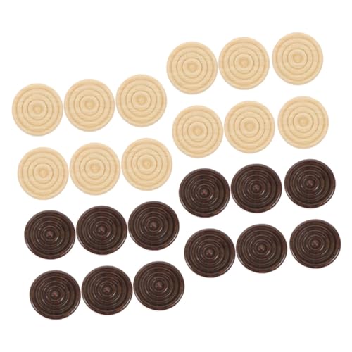 Milisten 72 Stück Teiliges Holz schachfiguren Hellen und Dunklen Teilen Glatte Oberfläche Ergonomisch Geformt Kompatibel mit Schach Dame und für Brettspielfans Milisten 72 Stück Teiliges Holz schachfiguren Hellen und Dunklen Teilen Glatte Oberfläche Ergonomisch Geformt Kompatibel mit Schach Dame und für Brettspielfans von Milisten