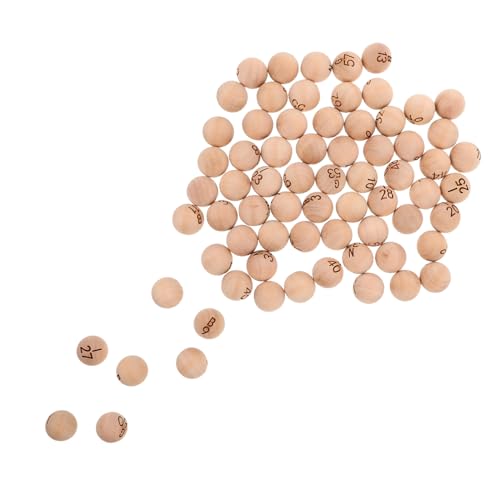 Milisten 75 Stück Teiliges Set Holz Bingo Zahlenkugeln mit Klarer Gravur Langlebige Tragbare Spielzubehör für Team Building Familienfeiern und Indoor Outdoor Unterhaltung Milisten 75 Stück Teiliges Set Holz Bingo Zahlenkugeln mit Klarer Gravur Langlebige Tragbare Spielzubehör für Team Building Familienfeiern und Indoor Outdoor Unterhaltung von Milisten