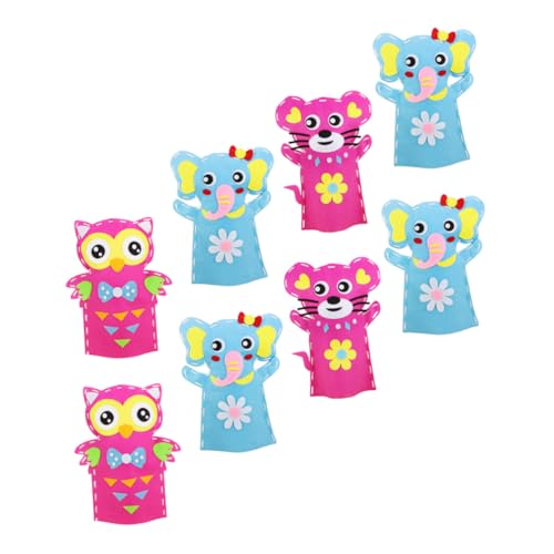 Milisten 8 Sätze DIY Bastelset Teiliges Handpuppen Materialpaket aus Hochwertigem Vliesstoff Einfache Montage Kreative Tierfiguren zum Selbermachen Fördert Eltern Junge Mädchen Interaktion Milisten 8 Sätze DIY Bastelset Teiliges Handpuppen Materialpaket aus Hochwertigem Vliesstoff Einfache Montage Kreative Tierfiguren zum Selbermachen Fördert Eltern Junge Mädchen Interaktion von Milisten