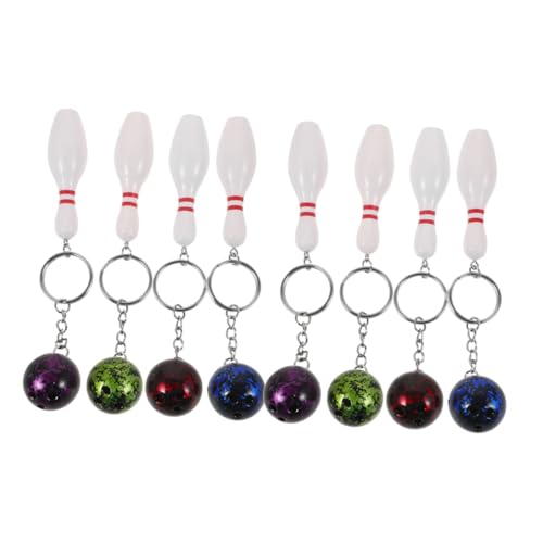 Milisten 8 Stück Teiliges Bowling Pin Schlüsselanhänger Farbige Sport schlüsselanhänger in Blau Lila Grün Rot Langlebig und Modisch als Mitgebsel für Bowling partys Kindergeburtstage Milisten 8 Stück Teiliges Bowling Pin Schlüsselanhänger Farbige Sport schlüsselanhänger in Blau Lila Grün Rot Langlebig und Modisch als Mitgebsel für Bowling partys Kindergeburtstage von Milisten