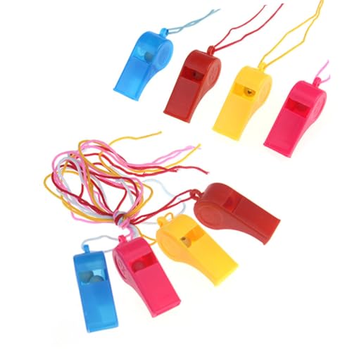 Milisten 8 Stück Teiliges Kunststoff sportpfeifen mit Schwarzem Umhängeband Lauter Klarer Klang Robustes Design für Schiedsrichter Trainer und bei Fußball und Zufällige Zufällige Farbe Milisten 8 Stück Teiliges Kunststoff sportpfeifen mit Schwarzem Umhängeband Lauter Klarer Klang Robustes Design für Schiedsrichter Trainer und bei Fußball und Zufällige Zufällige Farbe von Milisten