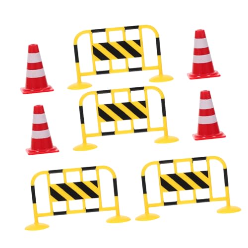 Milisten 8 Stück Teiliges Miniatur Verkehrsbarrieren aus Bunte Straßenabsperrungen und Verkehrshütchen für Pädagogisches Lernspielzeug für Straßen und Verkehrserkennung Leicht und Tragbar Milisten 8 Stück Teiliges Miniatur Verkehrsbarrieren aus Bunte Straßenabsperrungen und Verkehrshütchen für Pädagogisches Lernspielzeug für Straßen und Verkehrserkennung Leicht und Tragbar von Milisten