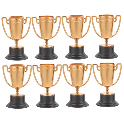 Milisten 8St Mini-Trophäe Trophäen für Plus-Medaillen Preise gewinnen Trophäen Fa pokale für kinder medaillen für kinder lustige Trophäe für Erwachsene Spiel Auszeichnungen Wiederverwendbar von Milisten