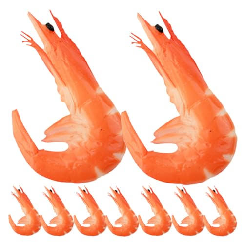Milisten 9 Stück Simuliertes Garnelenmodell aus Hochwertigem PVC Leichtes Kompaktes Künstliches Garnelen dekorationsobjekt für Food Display Fotorequisite Schaufenster und Vielseitige Milisten 9 Stück Simuliertes Garnelenmodell aus Hochwertigem PVC Leichtes Kompaktes Künstliches Garnelen dekorationsobjekt für Food Display Fotorequisite Schaufenster und Vielseitige von Milisten