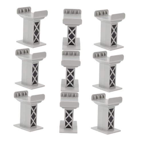 Milisten 9 Stück Teiliges Brückenpfeiler Robustem Kunststoff Stabile Modelleisenbahn Brückenstützen für Zubehör für Holzeisenbahn und Spielzeugzüge Sicher und Langlebig Milisten 9 Stück Teiliges Brückenpfeiler Robustem Kunststoff Stabile Modelleisenbahn Brückenstützen für Zubehör für Holzeisenbahn und Spielzeugzüge Sicher und Langlebig von Milisten
