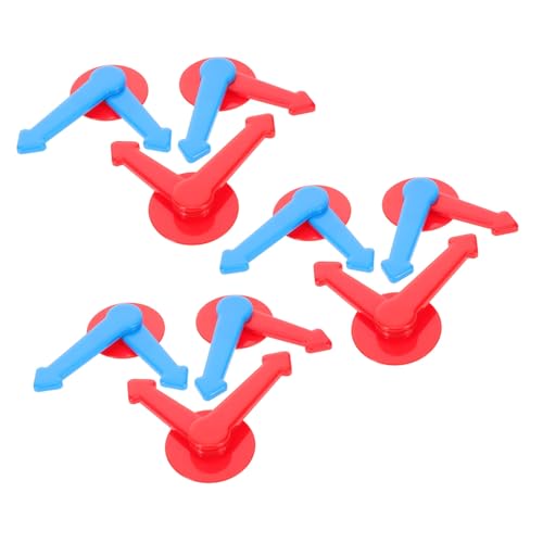 Milisten 9 Stück Teiliges Drehbarer Pfeilspielzeiger aus Kunststoff Robustes Brettspiel-zubehör zur Feinmotorischer Fähigkeiten für DIY-klassenzimmeraktivitäten und Schulpartys Milisten 9 Stück Teiliges Drehbarer Pfeilspielzeiger aus Kunststoff Robustes Brettspiel-zubehör zur Feinmotorischer Fähigkeiten für DIY-klassenzimmeraktivitäten und Schulpartys von Milisten