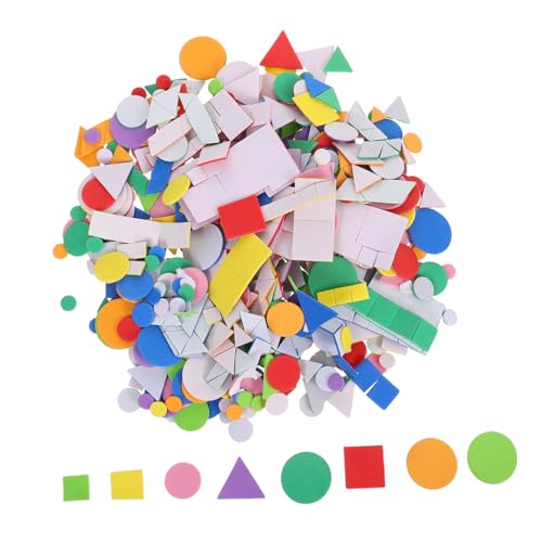 Milisten 960stücke Bastelaufkleber Für Junge Mädchen Selbstklebende Geometrische Formen Schaumstoffaufkleber Mit Dekorative Sticker Für Kleinkinder Weiche Flicken Zum Leimen Und Milisten 960stücke Bastelaufkleber Für Junge Mädchen Selbstklebende Geometrische Formen Schaumstoffaufkleber Mit Dekorative Sticker Für Kleinkinder Weiche Flicken Zum Leimen Und von Milisten