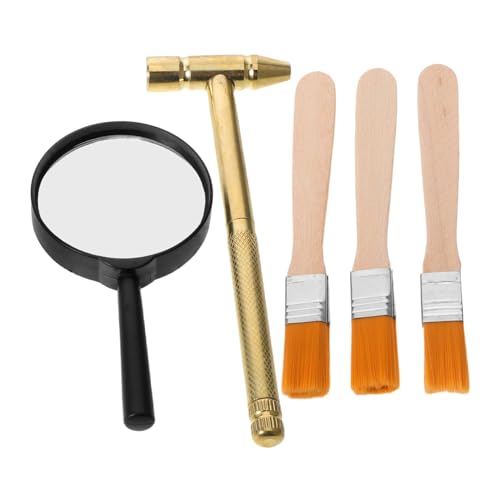 Milisten Archäologie Grabungsset für Hammer Meißel Pinsel und Lupe Realistisches Ausgrabungswerkzeug Set für Pädagogisches Stem Spiel und Gemeinsame Eltern Junge Mädchen Aktivitäten Milisten Archäologie Grabungsset für Hammer Meißel Pinsel und Lupe Realistisches Ausgrabungswerkzeug Set für Pädagogisches Stem Spiel und Gemeinsame Eltern Junge Mädchen Aktivitäten von Milisten