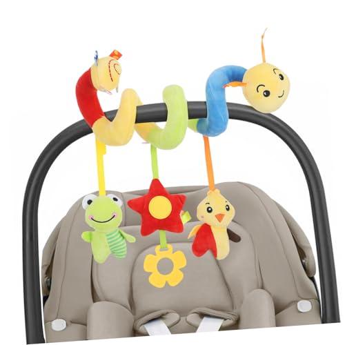 Milisten Babyspielzeug Spirale Plüsch Rassel Hängend für Kinderwagen Babyschale und Kinderbett Sicher Befestigbar Tragbar Buntes Aktivitätsspielzeug für Junge Mädchen Monate Milisten Babyspielzeug Spirale Plüsch Rassel Hängend für Kinderwagen Babyschale und Kinderbett Sicher Befestigbar Tragbar Buntes Aktivitätsspielzeug für Junge Mädchen Monate von Milisten