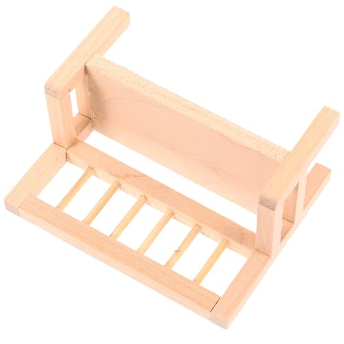 Milisten Miniature Holzbank Für Puppenhaus Dekoratives Möbelstück Aus Holz Für Miniaturhäuser Mikrolandschaften Hochwertige Verarbeitung Für Miniatur-Accessoires Und Kreative Milisten Miniature Holzbank Für Puppenhaus Dekoratives Möbelstück Aus Holz Für Miniaturhäuser Mikrolandschaften Hochwertige Verarbeitung Für Miniatur-Accessoires Und Kreative von Milisten