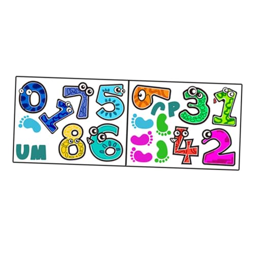 Milisten Bunte Cartoon Zahlen Spiel Bodenaufkleber Abnehmbar rutschfest Kinderzimmer Kindergarten Dekoration Lernsticker für Zahlen Lernen und Spielspaß Milisten Bunte Cartoon Zahlen Spiel Bodenaufkleber Abnehmbar rutschfest Kinderzimmer Kindergarten Dekoration Lernsticker für Zahlen Lernen und Spielspaß von Milisten