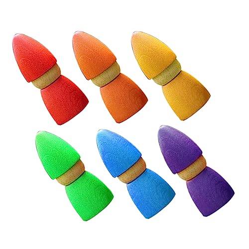 Milisten Bunte Holz Puppenspielzeuge Pädagogisch Regenbogenfarbene Figuren und Bausteine Motorische für Kleinkinder Interaktive Lernspielzeuge für Vorschule und Kindergarten Milisten Bunte Holz Puppenspielzeuge Pädagogisch Regenbogenfarbene Figuren und Bausteine Motorische für Kleinkinder Interaktive Lernspielzeuge für Vorschule und Kindergarten von Milisten