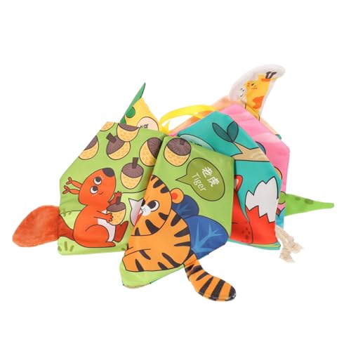 Milisten Stoffbuch Tierdesign Knisterfunktion Und Reißverschluss Taktiles Lernspielzeug Aus Weicher Materialien Für Kleinkinder Ab Monaten Mädchen Und Jungen Milisten Stoffbuch Tierdesign Knisterfunktion Und Reißverschluss Taktiles Lernspielzeug Aus Weicher Materialien Für Kleinkinder Ab Monaten Mädchen Und Jungen von Milisten