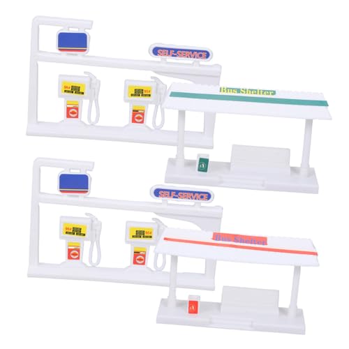 Milisten DIY Modellspielzeug Verkehrszeichen mit Buswartehalle und Zapfsäule Abs Glatte Kanten Sicher und Wiederverwendbar Fördert Kreativität und Handwerkliches Geschick für Jungen und Milisten DIY Modellspielzeug Verkehrszeichen mit Buswartehalle und Zapfsäule Abs Glatte Kanten Sicher und Wiederverwendbar Fördert Kreativität und Handwerkliches Geschick für Jungen und von Milisten