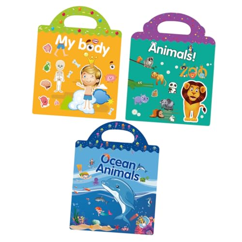 Milisten DIY Stickerbuch mit Szenenaufklebern für Vorschule Lustige Tier Meeresmotive Fördert Kreativität Vorstellungskraft Handliche Aufbewahrung Wiederablösbar für Kinderzimmer Milisten DIY Stickerbuch mit Szenenaufklebern für Vorschule Lustige Tier Meeresmotive Fördert Kreativität Vorstellungskraft Handliche Aufbewahrung Wiederablösbar für Kinderzimmer von Milisten