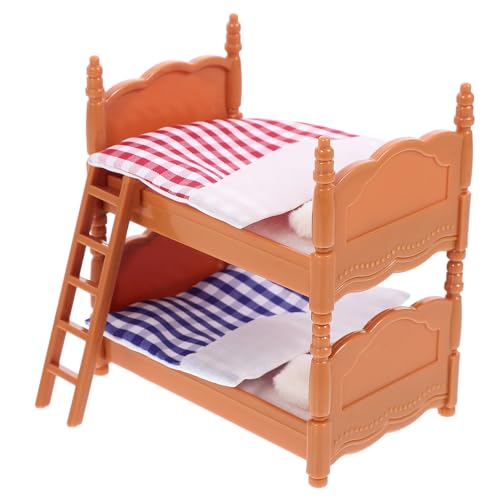 Milisten Miniatur Etagenbett Dekoration Für Schlafzimmer Leicht Und Platzsparend Für Spielzeug Und Zubehör Milisten Miniatur Etagenbett Dekoration Für Schlafzimmer Leicht Und Platzsparend Für Spielzeug Und Zubehör von Milisten