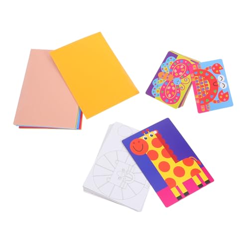 Milisten Eva Schaumstoff Sticker DIY Tier Lernspielzeug für Kleinkinder Vorschul Bastelset zur Kreativität Feinmotorik und Frühkindlicher Bildung Milisten Eva Schaumstoff Sticker DIY Tier Lernspielzeug für Kleinkinder Vorschul Bastelset zur Kreativität Feinmotorik und Frühkindlicher Bildung von Milisten