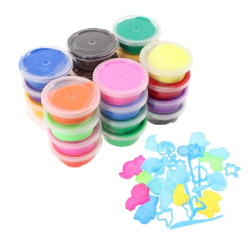 Milisten Farben Modelliermasse Lufttrocknend Ultraleicht Non-Sticky Knete mit Formbaren und Formbaren Werkzeugen für Jungen und Mädchen DIY Kreativität Milisten Farben Modelliermasse Lufttrocknend Ultraleicht Non-Sticky Knete mit Formbaren und Formbaren Werkzeugen für Jungen und Mädchen DIY Kreativität von Milisten