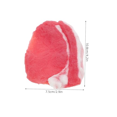 Milisten Faux Schweinefleisch Modell Küchen Deko Prop Realistisches Kunstfleisch Requisit für Restaurant Fotografie Tisch Schrankdekoration Milisten Faux Schweinefleisch Modell Küchen Deko Prop Realistisches Kunstfleisch Requisit für Restaurant Fotografie Tisch Schrankdekoration von Milisten