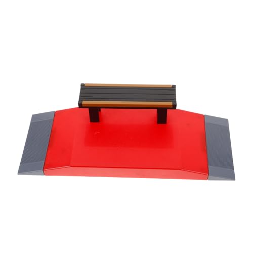 Milisten Fingerboard Skatepark Mini Ramp aus Kunststoff Einfach zu Montieren Realistische Finger Skateboard Decks für Erwachsene Zusammensteckbare Mini Skatepark Plattform für Fingerboard Milisten Fingerboard Skatepark Mini Ramp aus Kunststoff Einfach zu Montieren Realistische Finger Skateboard Decks für Erwachsene Zusammensteckbare Mini Skatepark Plattform für Fingerboard von Milisten