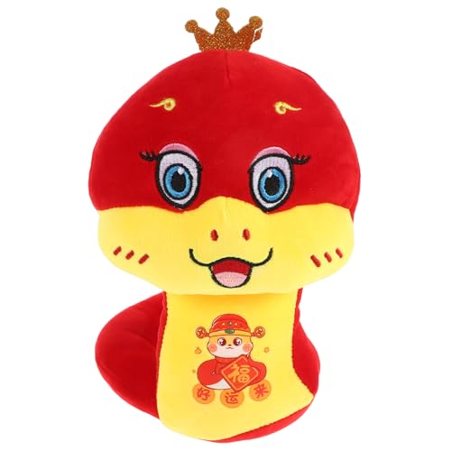 Milisten Fluffy Plüschschlange Jahr der Schlange Kuscheltier Maskottchen Glücksschlange Festliche Dekoration Milisten Fluffy Plüschschlange Jahr der Schlange Kuscheltier Maskottchen Glücksschlange Festliche Dekoration von Milisten