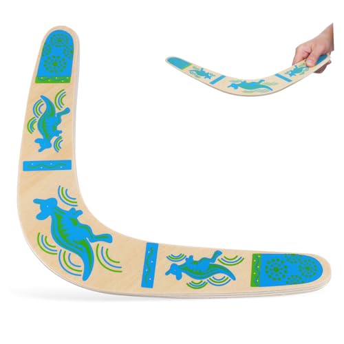 Milisten Förmiger Holzboomerang für Erwachsene Stabile Flugbahn Präzise Rückkehr Robustes Geeignet für Partys und Outdoor Lang Milisten Förmiger Holzboomerang für Erwachsene Stabile Flugbahn Präzise Rückkehr Robustes Geeignet für Partys und Outdoor Lang von Milisten