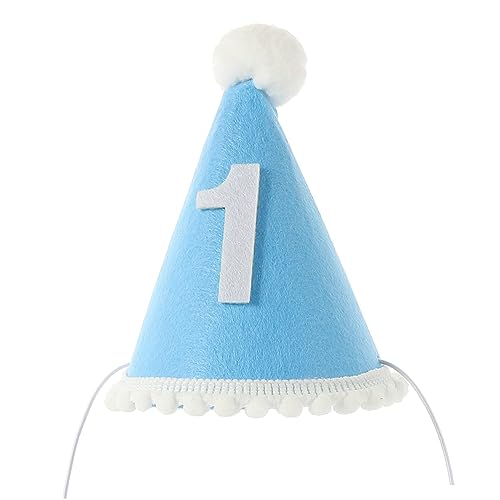 Milisten Geburtstagshut Filz Geburtstag Partydeko Fotorequisite für Jungen und Mädchen Leichter Modischer Geburtstagskronen Hut in Blau für Fotoaufnahmen Milisten Geburtstagshut Filz Geburtstag Partydeko Fotorequisite für Jungen und Mädchen Leichter Modischer Geburtstagskronen Hut in Blau für Fotoaufnahmen von Milisten