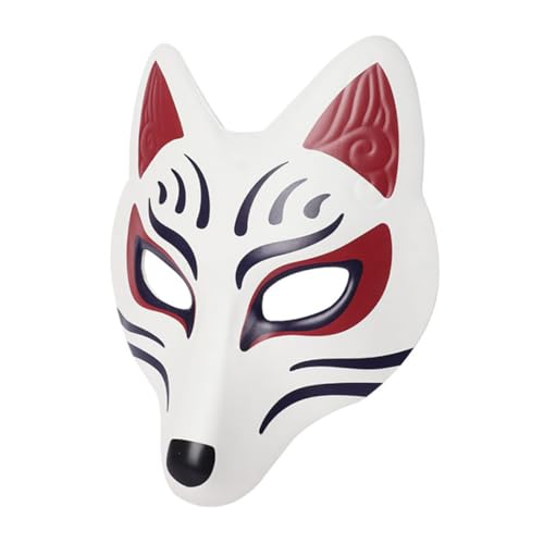 Milisten Halloween Fuchsmasken Cosplay Masquerade Tiermaske Japanischer Stil Komfortabel Hautfreundlich Für Halloween Party Karneval Cosplay Zubehör Milisten Halloween Fuchsmasken Cosplay Masquerade Tiermaske Japanischer Stil Komfortabel Hautfreundlich Für Halloween Party Karneval Cosplay Zubehör von Milisten