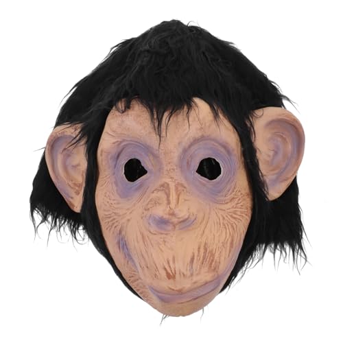 Milisten Halloween Gorilla Maske Tiergesicht Kopfmaske für Cosplay und Kostümparty Gruseliges Affen Witzige Verkleidung für Halloween Fasching Maskerade und Karneval Milisten Halloween Gorilla Maske Tiergesicht Kopfmaske für Cosplay und Kostümparty Gruseliges Affen Witzige Verkleidung für Halloween Fasching Maskerade und Karneval von Milisten
