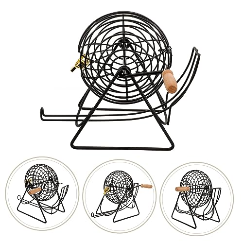 Milisten Handheld Bingo Spielgerät Metallkäfig für Silvester Party Unterhaltung Tischspiel für Familie Freunde Milisten Handheld Bingo Spielgerät Metallkäfig für Silvester Party Unterhaltung Tischspiel für Familie Freunde von Milisten