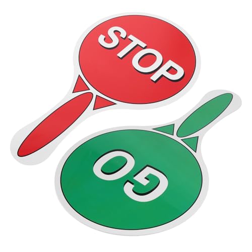 Milisten Handheld Verkehrszeichen Verkehrssicherheit Lernspiel Stop go Signal Grün rot Klassenzimmer Wahlpaddel Interaktives Lehrmittel Kindergarten Milisten Handheld Verkehrszeichen Verkehrssicherheit Lernspiel Stop go Signal Grün rot Klassenzimmer Wahlpaddel Interaktives Lehrmittel Kindergarten von Milisten