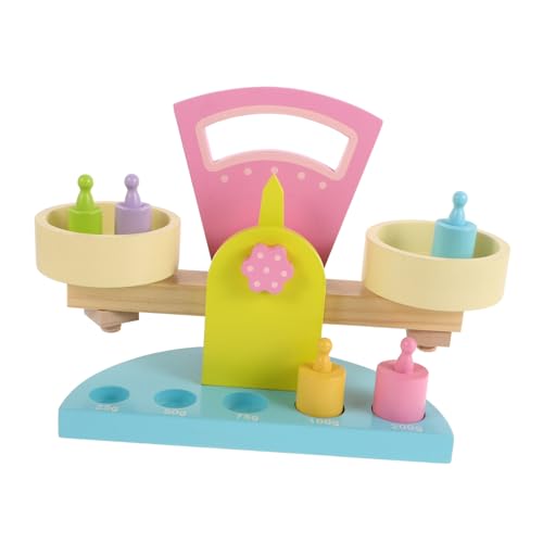 Milisten Holz Balancewaage Lernspielzeug für Kognitive Mathematikhilfe mit Verstellbaren Gewichten Montessori Holzspielzeug Gleichgewichtssinn und Zählfähigkeiten Milisten Holz Balancewaage Lernspielzeug für Kognitive Mathematikhilfe mit Verstellbaren Gewichten Montessori Holzspielzeug Gleichgewichtssinn und Zählfähigkeiten von Milisten