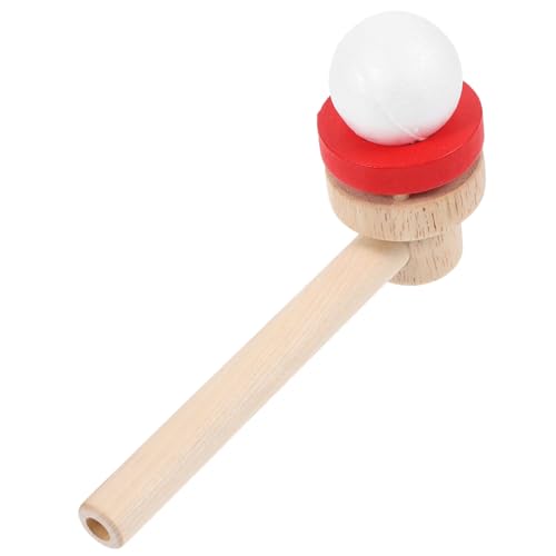 Milisten Holz Blowing Ball für Balancespiel mit Schwebendem Ball Motorik Koordinationsfördernd Pädagogisches Blasball Spiel für Drinnen und Draußen Rotes Holzspielzeug Milisten Holz Blowing Ball für Balancespiel mit Schwebendem Ball Motorik Koordinationsfördernd Pädagogisches Blasball Spiel für Drinnen und Draußen Rotes Holzspielzeug von Milisten
