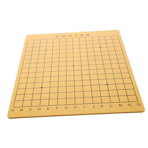 Milisten Holz Doppelseitiges Schachbrett für Chinesisches Schach und Gobang Umweltfreundliches Leichtes Brettspiel für Denktraining und Freizeit Tragbares Holzspiel für Zuhause und Milisten Holz Doppelseitiges Schachbrett für Chinesisches Schach und Gobang Umweltfreundliches Leichtes Brettspiel für Denktraining und Freizeit Tragbares Holzspiel für Zuhause und von Milisten