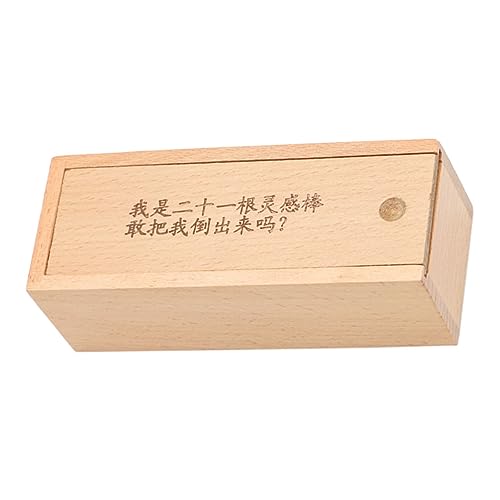 Milisten Holz Gehirntrainer Teiliges Intelligenzspielzeug mit Entwirr Sticks für Erwachsene Lernspiel zur Gehirnübung Problemlösung Stressabbau Langlebiges Glattes Holzspielzeug Milisten Holz Gehirntrainer Teiliges Intelligenzspielzeug mit Entwirr Sticks für Erwachsene Lernspiel zur Gehirnübung Problemlösung Stressabbau Langlebiges Glattes Holzspielzeug von Milisten