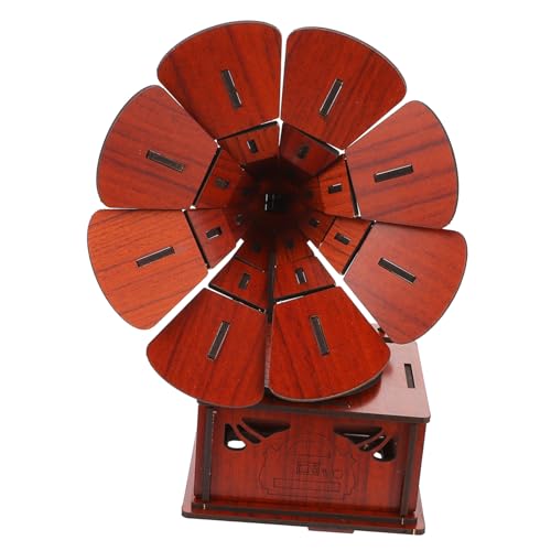 Milisten Holz Grammophon Puzzle Vintage DIY Modellspielzeug für Pädagogisch Sicher ohne Kleber Home Decoration Geschenk Milisten Holz Grammophon Puzzle Vintage DIY Modellspielzeug für Pädagogisch Sicher ohne Kleber Home Decoration Geschenk von Milisten