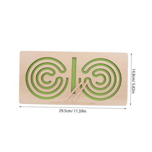 Milisten Holz Labyrinth Puzzle Spiel Handheld Board für Feinmotorik Training Hand Auge koordination Frühkindliche Intelligenzförderung Duale Gehirnaktivierung Milisten Holz Labyrinth Puzzle Spiel Handheld Board für Feinmotorik Training Hand Auge koordination Frühkindliche Intelligenzförderung Duale Gehirnaktivierung von Milisten